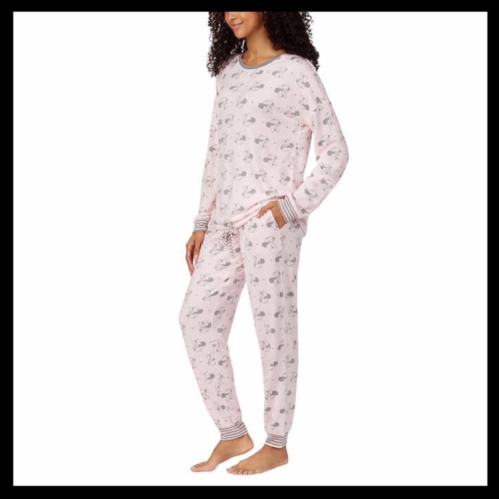 DISNEY Minnie Mouse Lounge Set Pink Pajamas - Picture 3 of 7